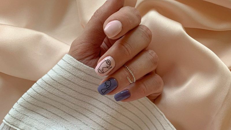 Vivid Burst Press-On Nails – Artistic Statement Handmade | Siva Nail