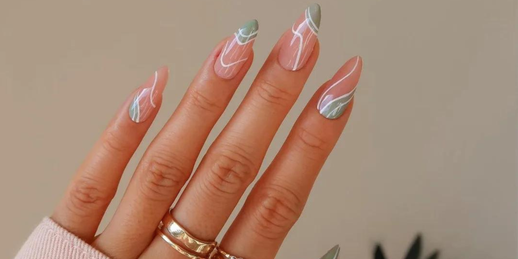 Vino Luxe Press-On Nails – Wine Red & Gold Glam | Handmade by Siva Nail