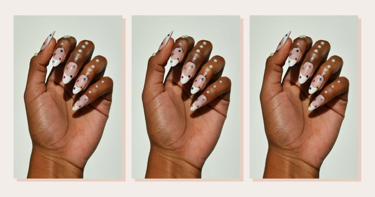 Siva Nail Stardust Glimmers – Iridescent Sparkle Handmade Press‑On Nails