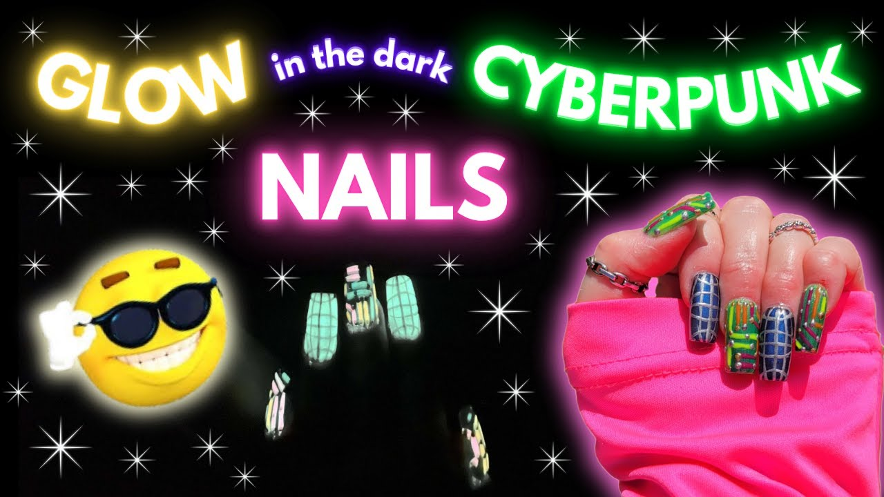 Neon Venom Cyberpunk Press-On Nails – Reusable & Bold
