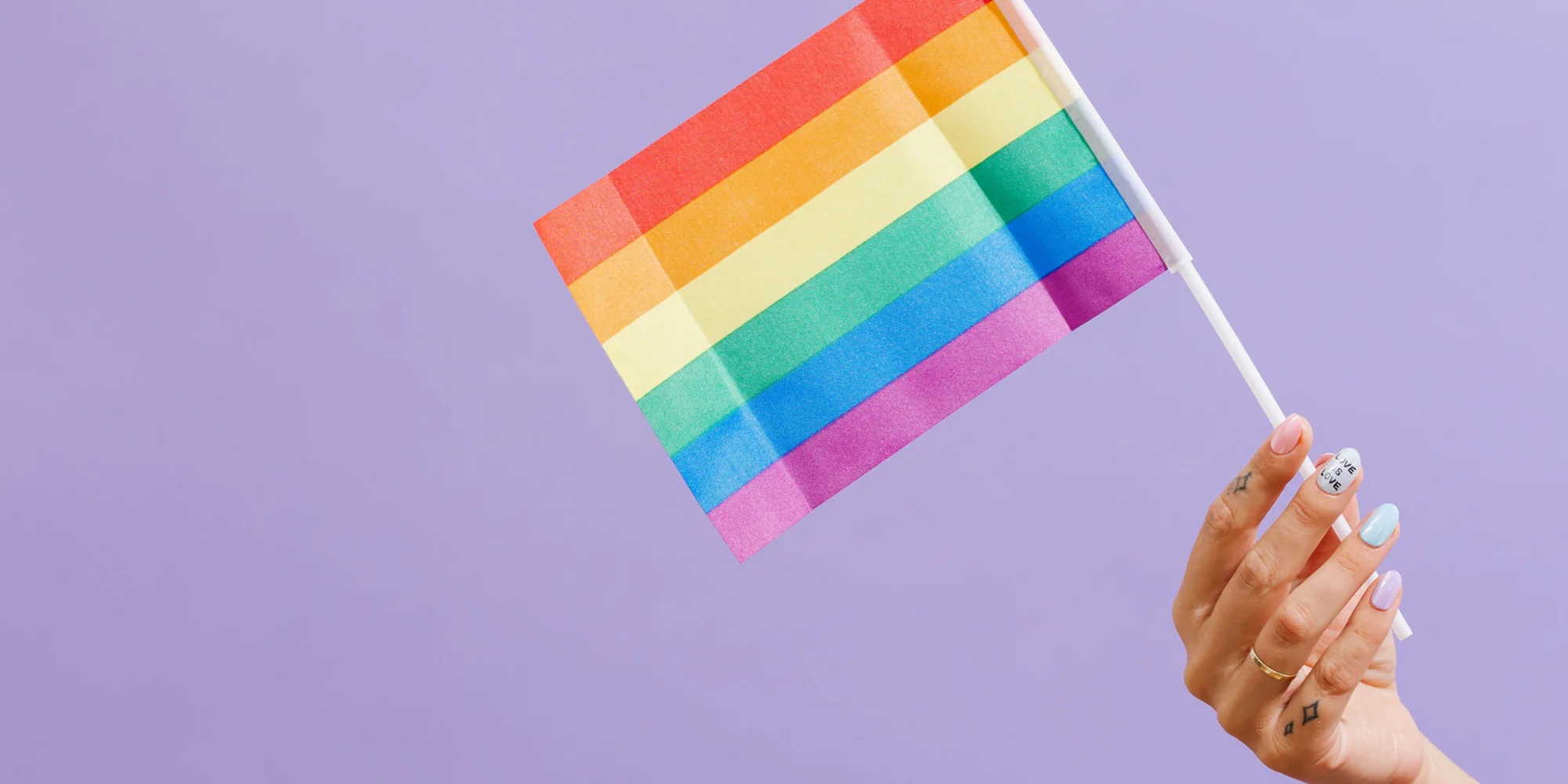 Love in Color Pride Press-On Nails – Rainbow & Pastel Styles