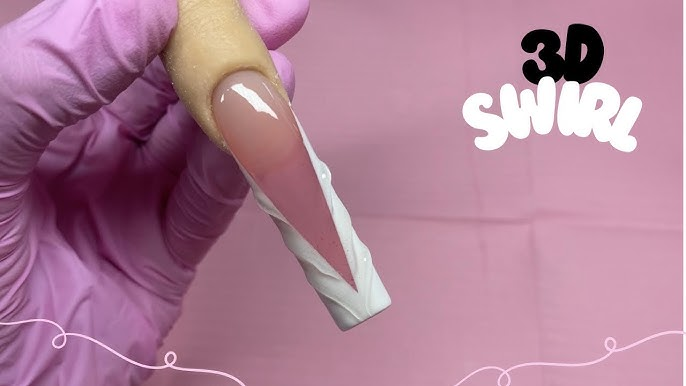 Mystic Swirl 3D Press-On Nails – 3D Swirl Texture | Siva Nail