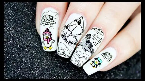 Ice Tribe Arctic Chic Press‑On Nails | Siva Nail