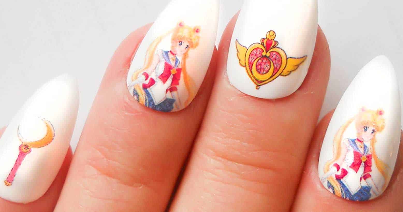 Sailor Moon Pastel Press-On Nails | Siva Nail