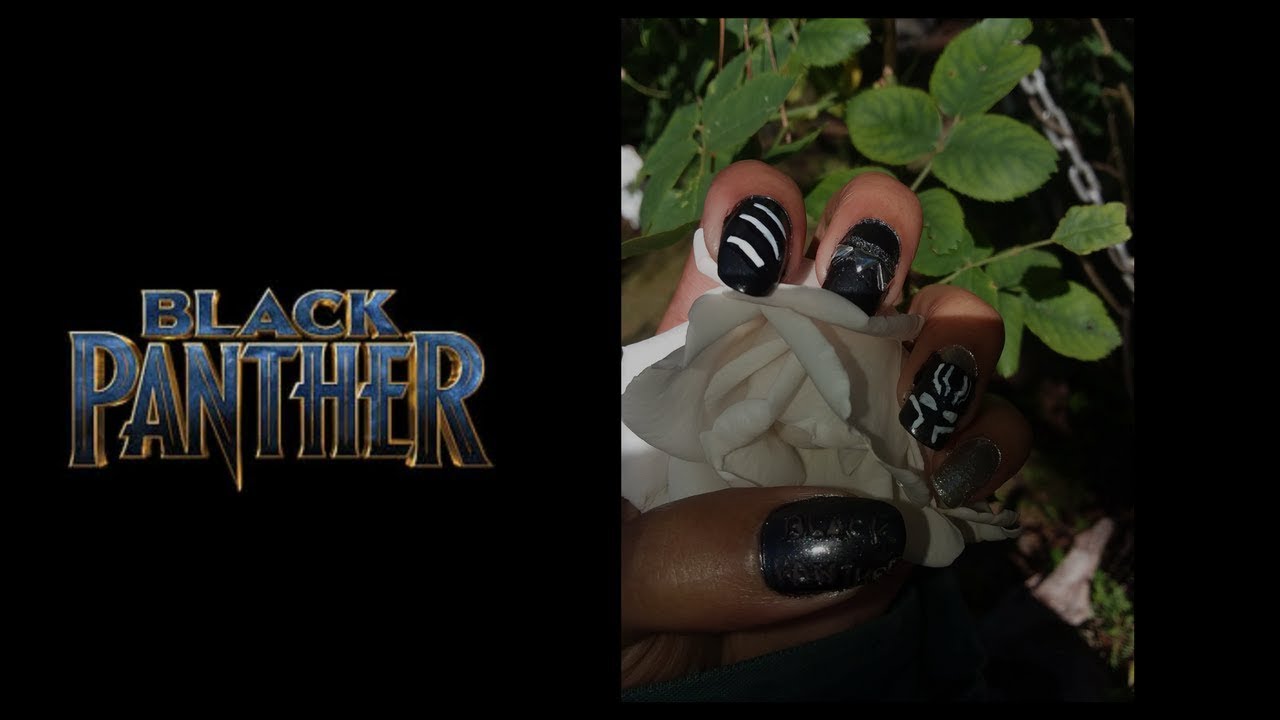 Black Panther Tribal Green Press‑On Nails | Siva Nail