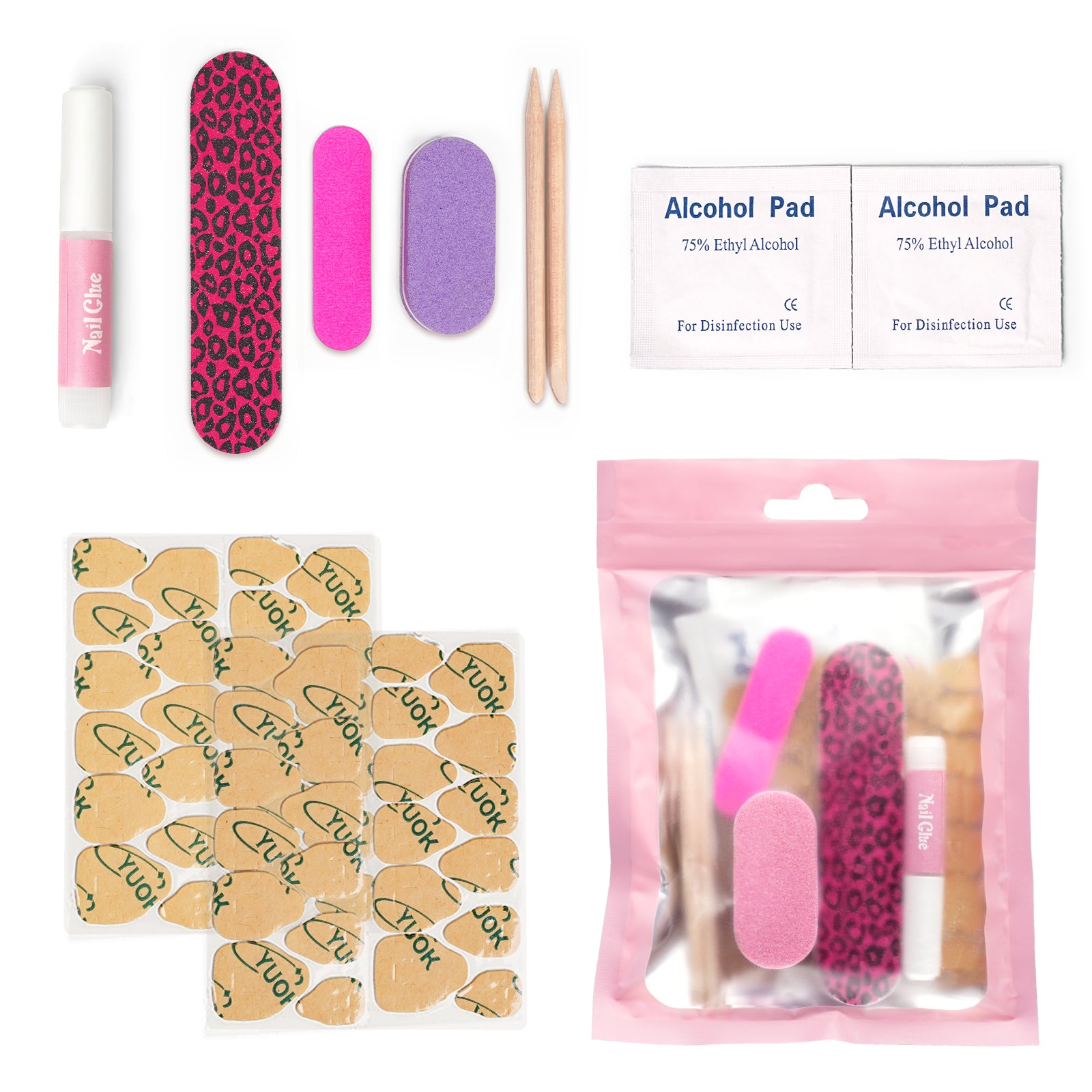 Press on Nails Starter Kit (7-14 Days Wear)