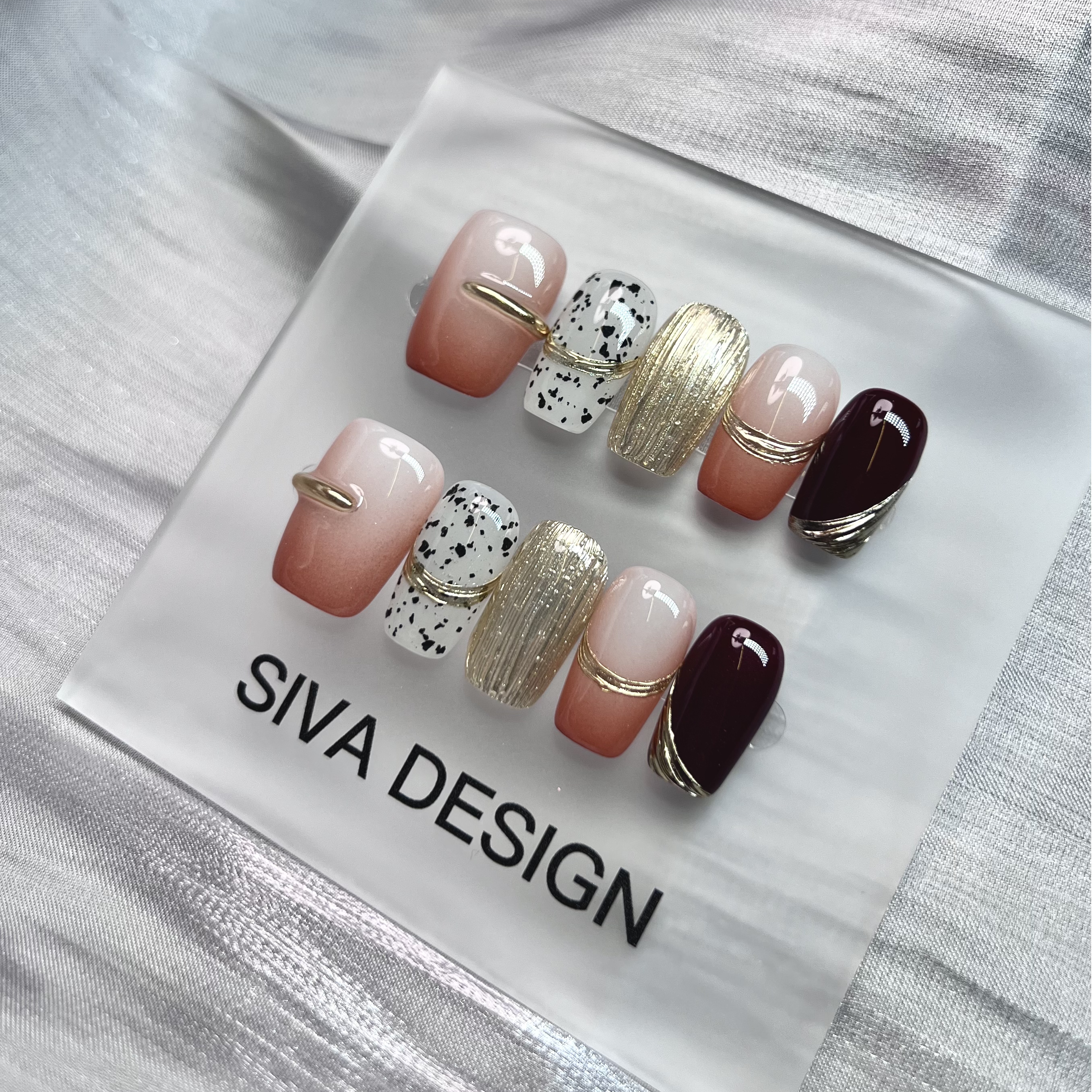 Siva Nail, Pixie Dust Delight, Elegant Press on Nails