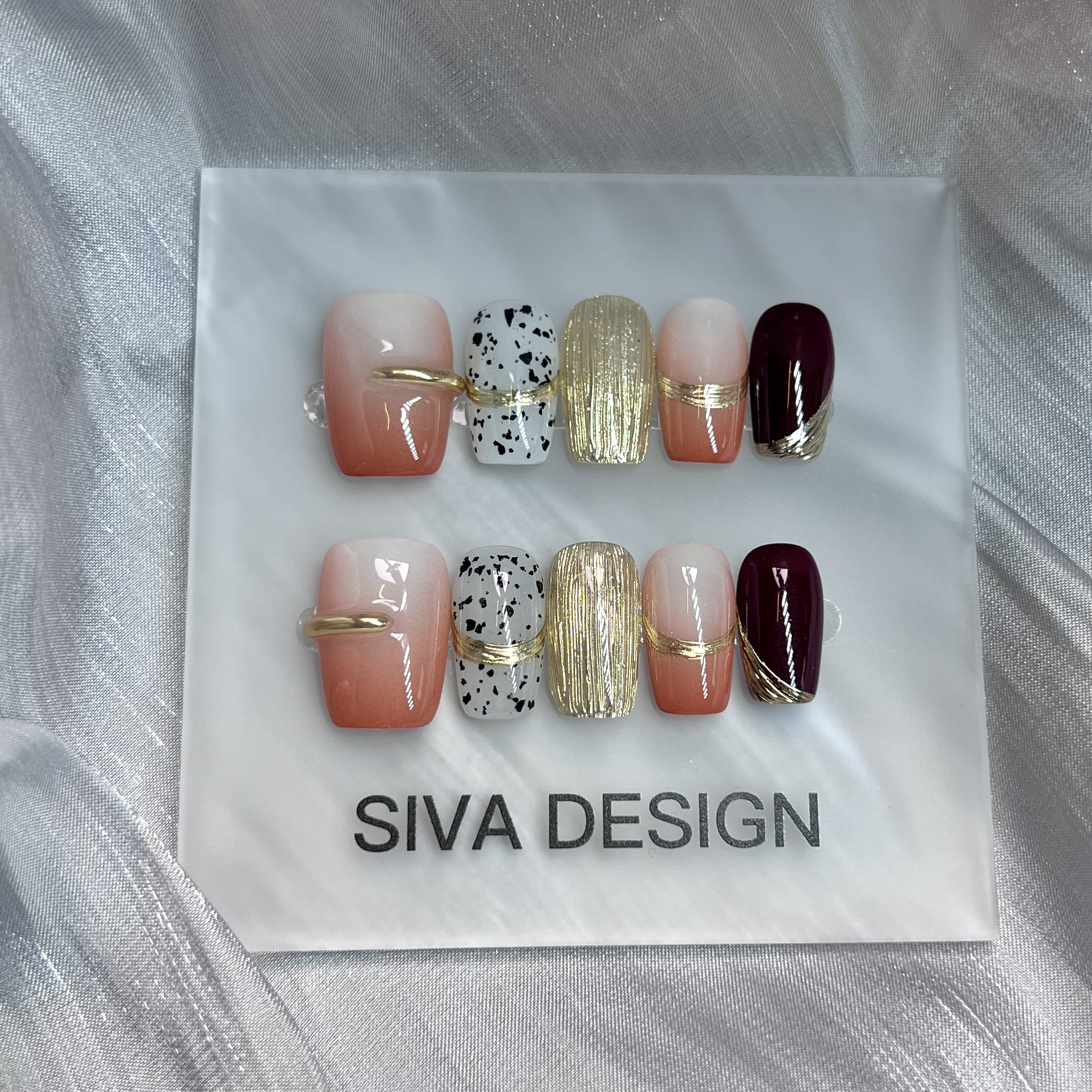 Siva Nail, Pixie Dust Delight, Elegant Press on Nails