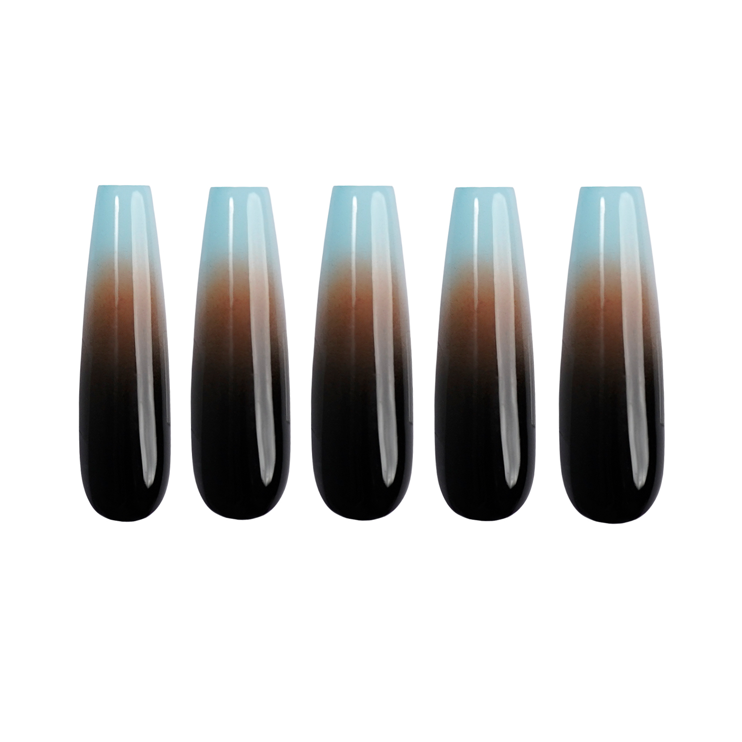 Siva Nail, Dusky Glow, Handmade Acrylic Press on Nails