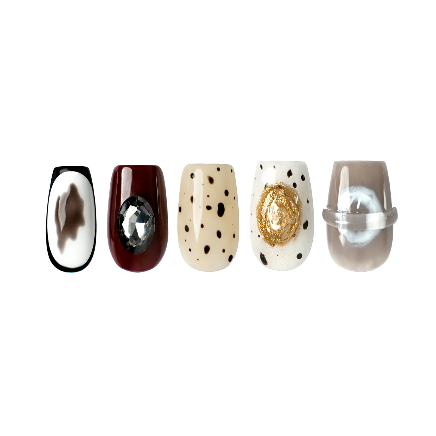 Siva Nail, Luxury Stage, Modern Art, Handmade Press on Nails