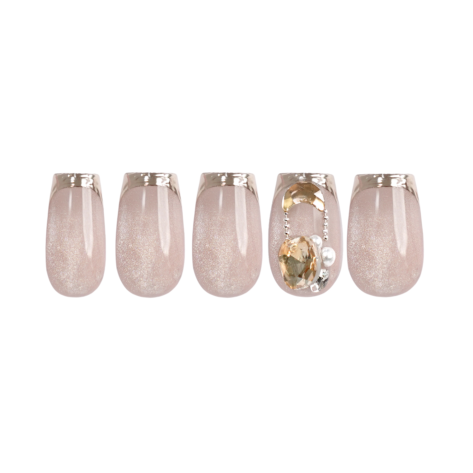 Siva Nail, Desert Glow, Chic Style, Handmade Press on Nails