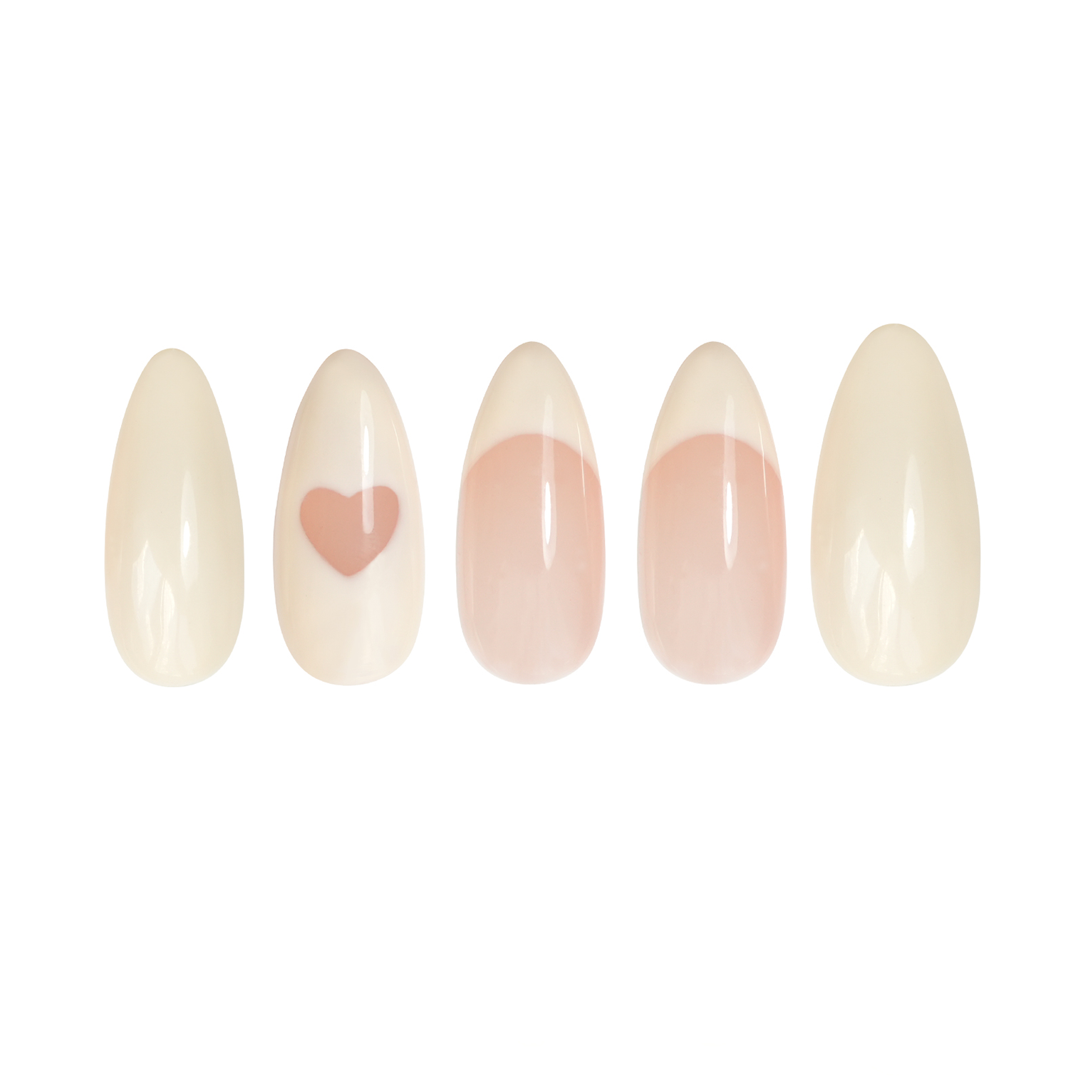 Siva Nail, Whispering Mist, Soft Minimalism, Handmade Press on Nails