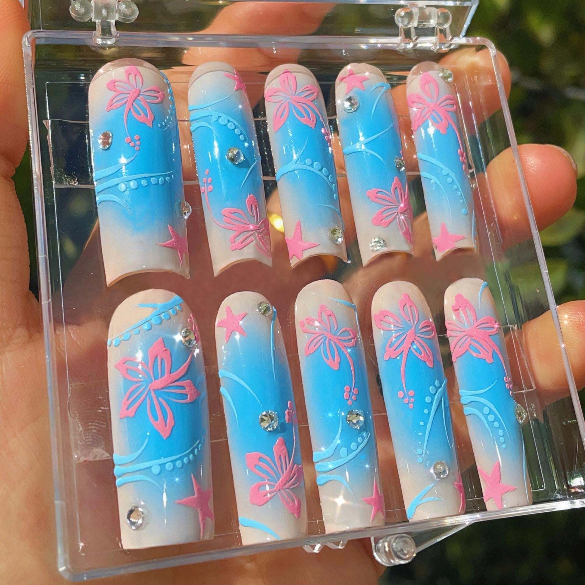 Siva Nail, Bundle 4 - Tropical Vibes Press on Nails