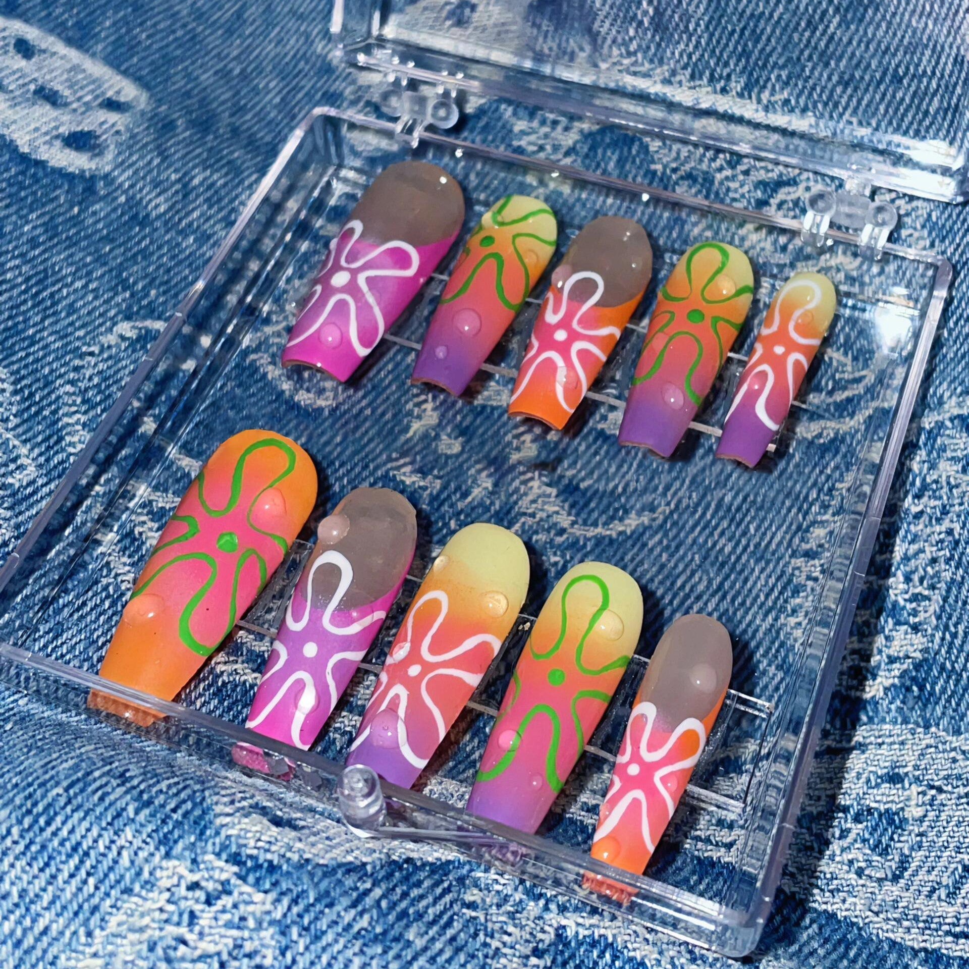 Siva Nail, Bundle 4 - Tropical Vibes Press on Nails