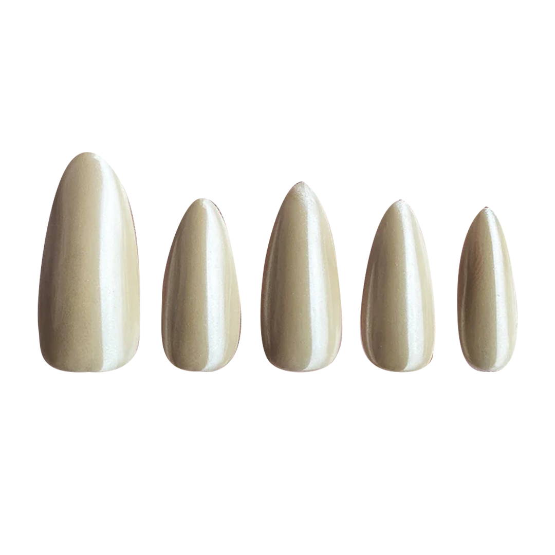 Siva Nail, Classic Whisper, Elegant Style, Handmade Press on Nails