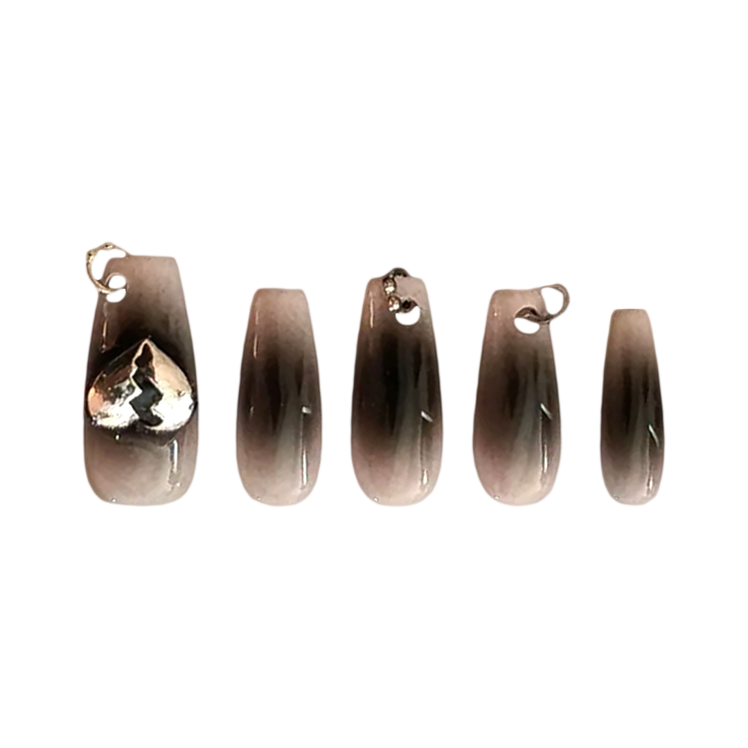 Siva Nail, Corner, Glam Style Handmade Press on Nails
