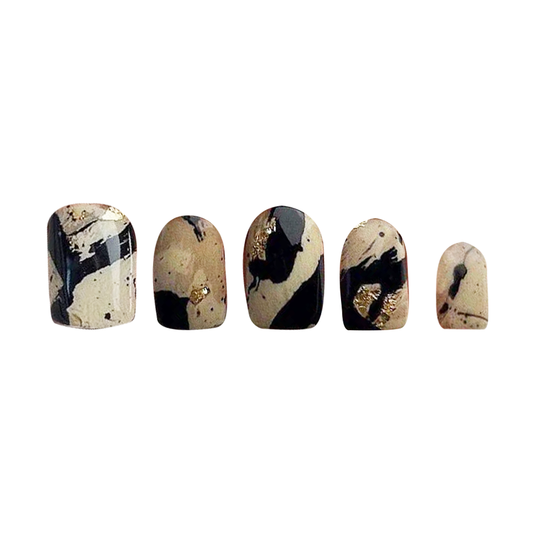 Siva Nail, Cosmo, Abstract Style Handmade Press on Nails
