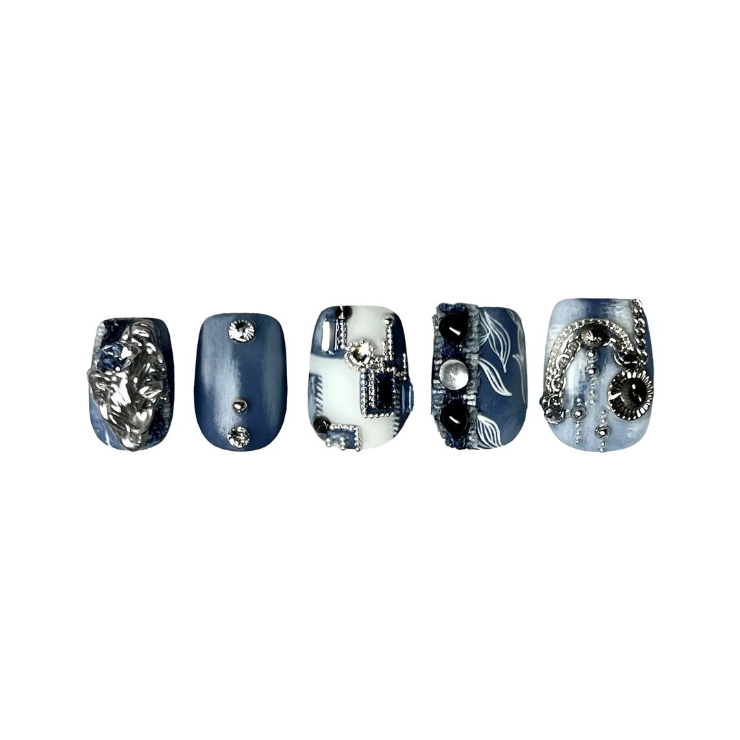 Siva Nail, Cowgirl Claws, Western Chic Style Handmade Press on Nails