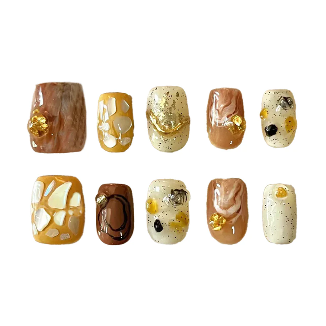 Siva Nail, Crystal Garden, Luxe Style Handmade Press on Nails