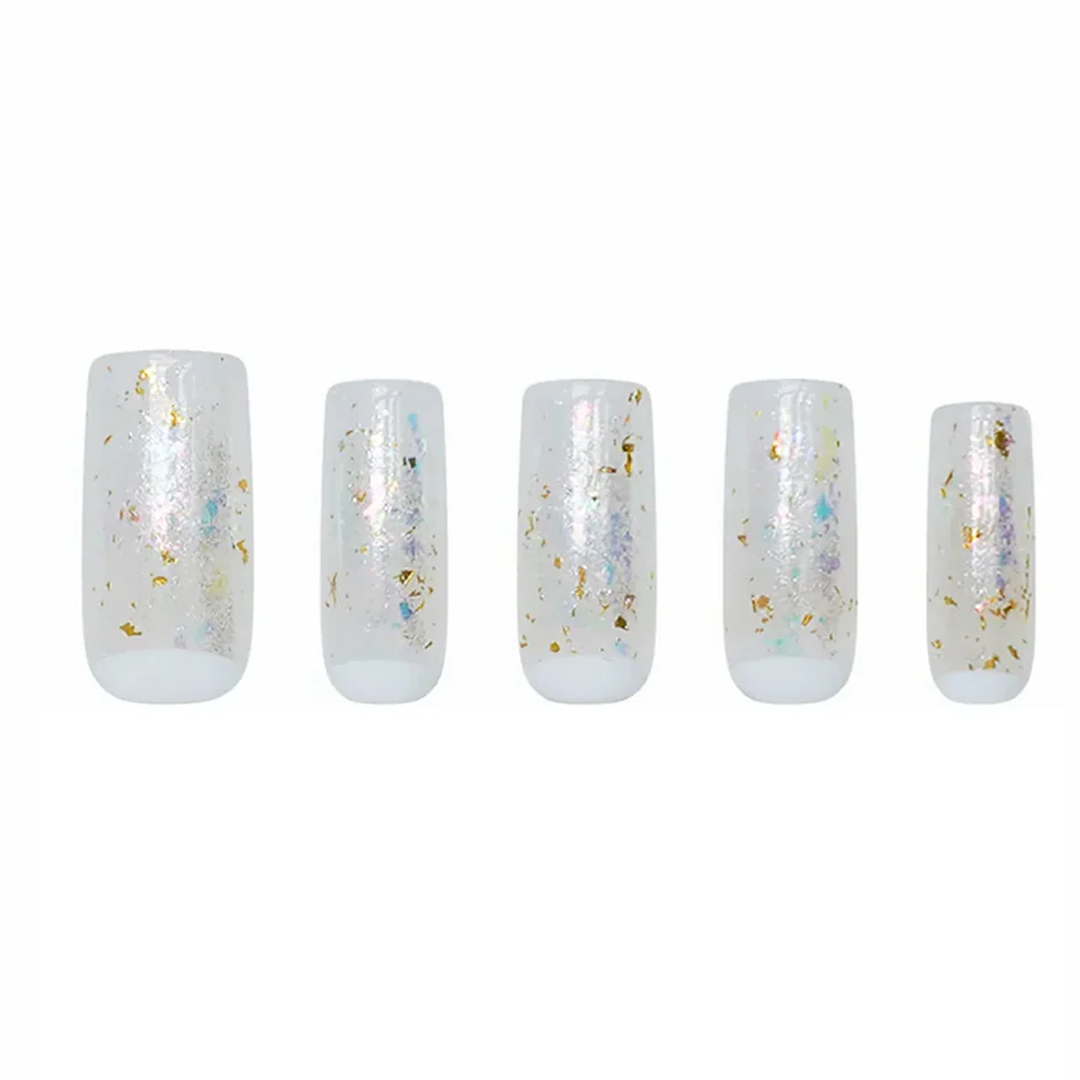 Siva Nail, Crystalline Charm, Glitter Frost Style Handmade Press on Nails