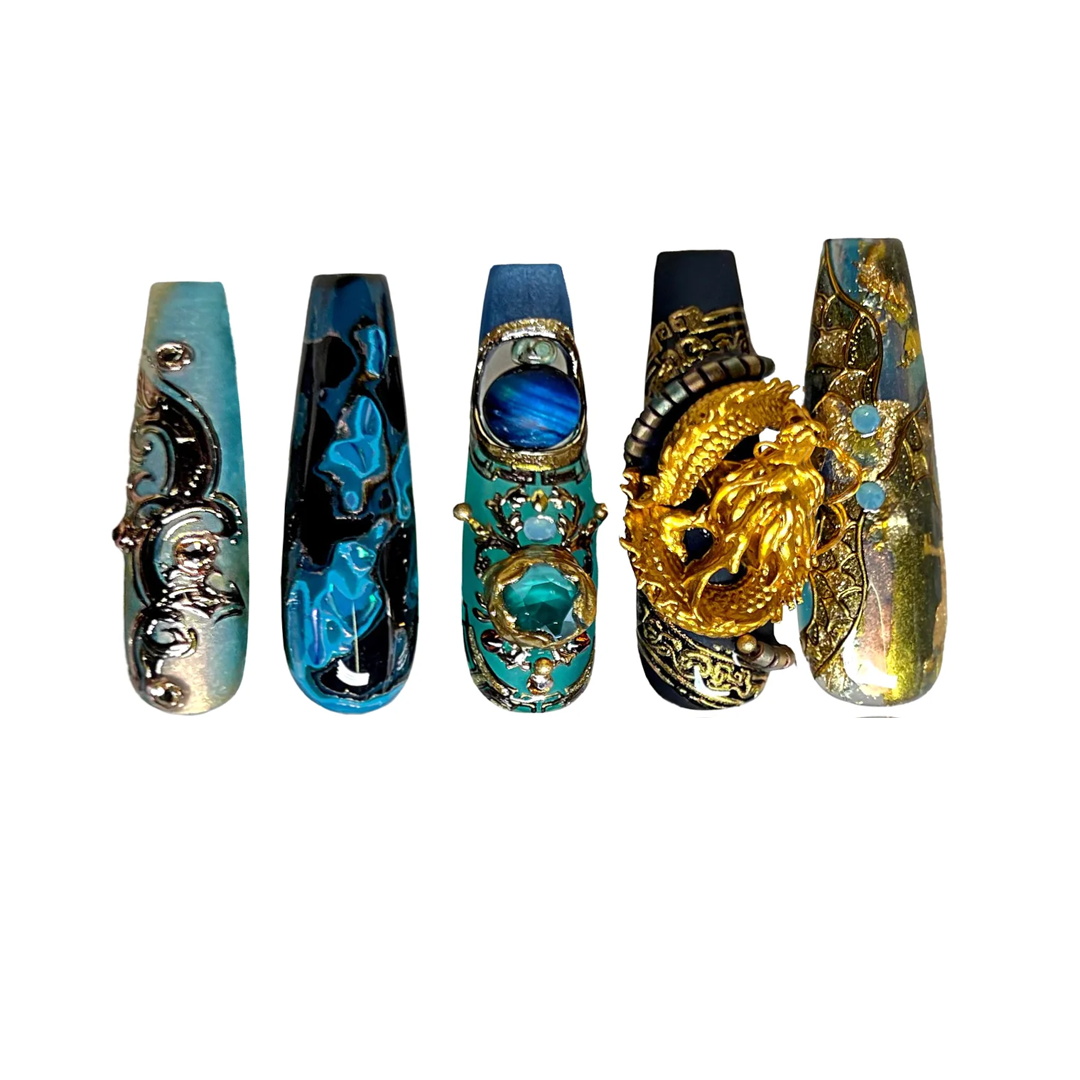 Siva Nail, Dragon's Majesty, Imperial Elegance Handgemachte Nagelpresse