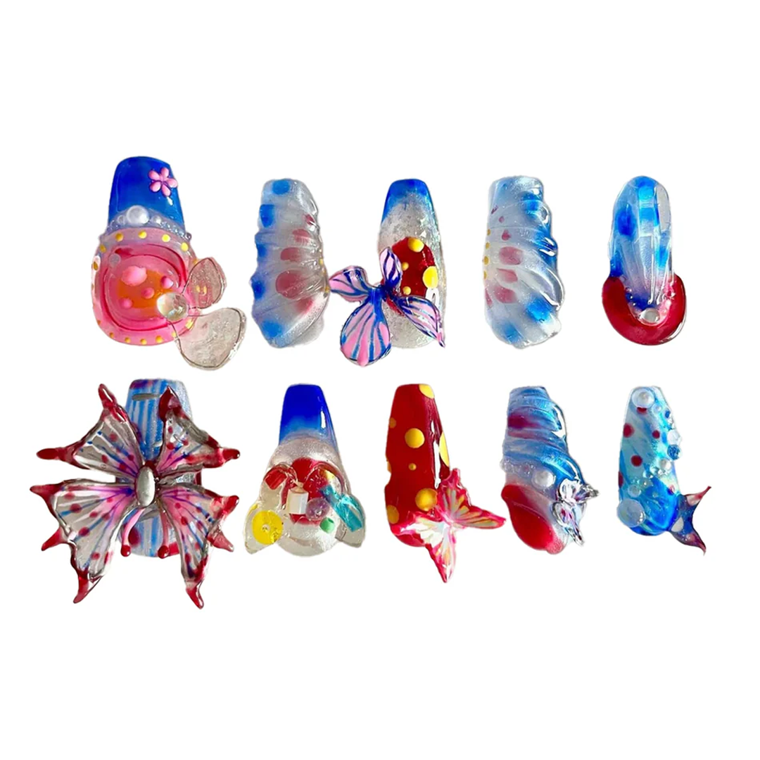 Siva Nail, Earthly Wonders, Biodiversity, Handmade Press on Nails
