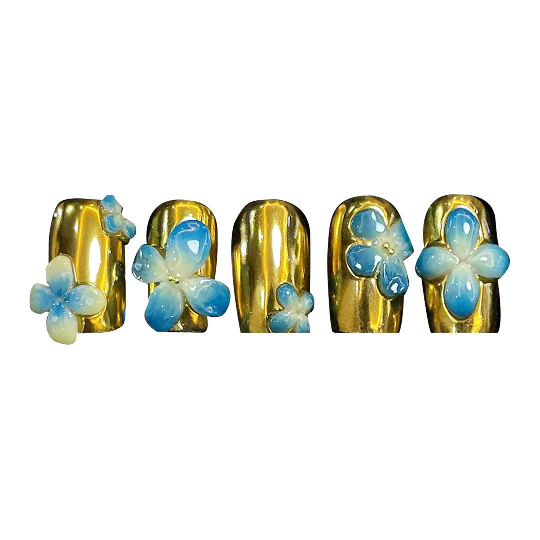 Siva Nail, Forest Whisper, Luxury Handmade Press on Nails