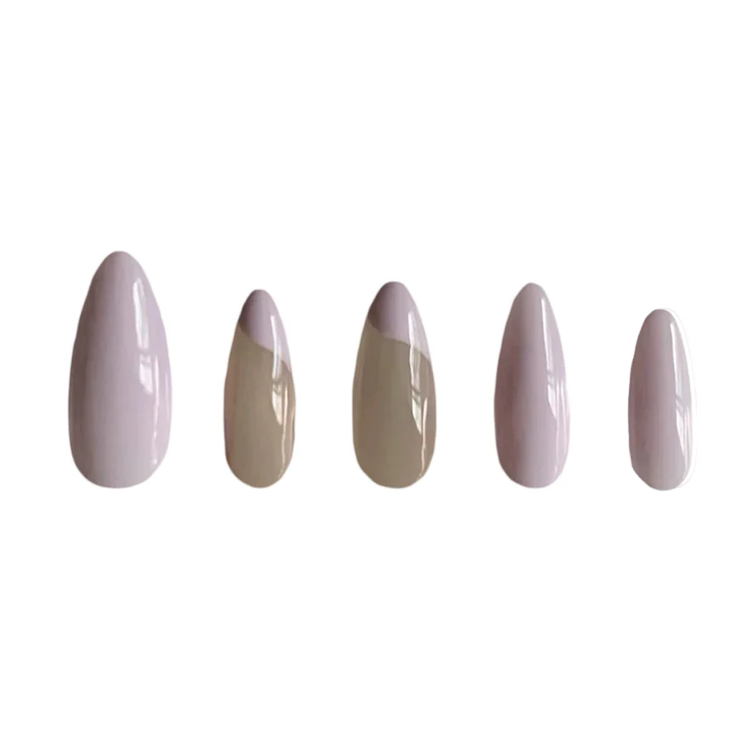 Siva Nail, Lavender Serenity, Minimalist Handmade Press on Nails