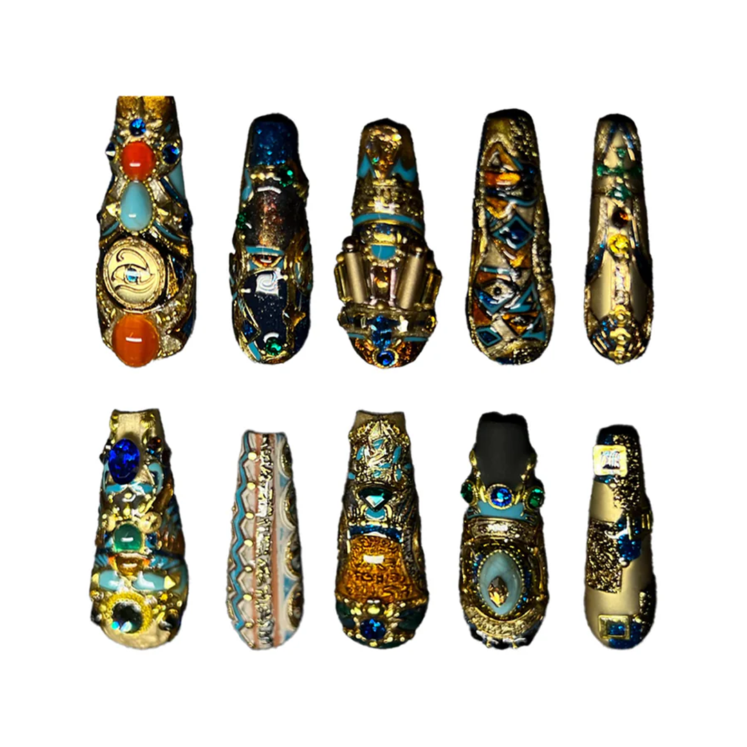 Siva Nail, Order, Regal Style Handmade Press on Nails