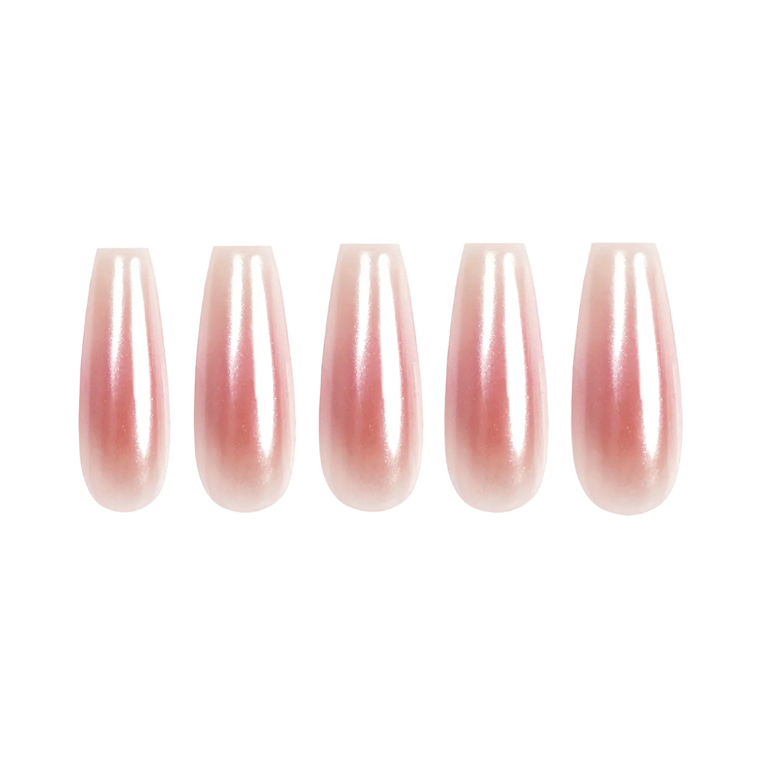Siva Nail, Shine, Fall Ombre, Acrylic Handmade Press on Nails