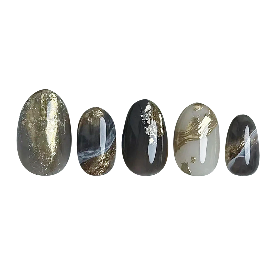 Siva Nail, Twilight Majesty, Luxe Handmade Press on Nails