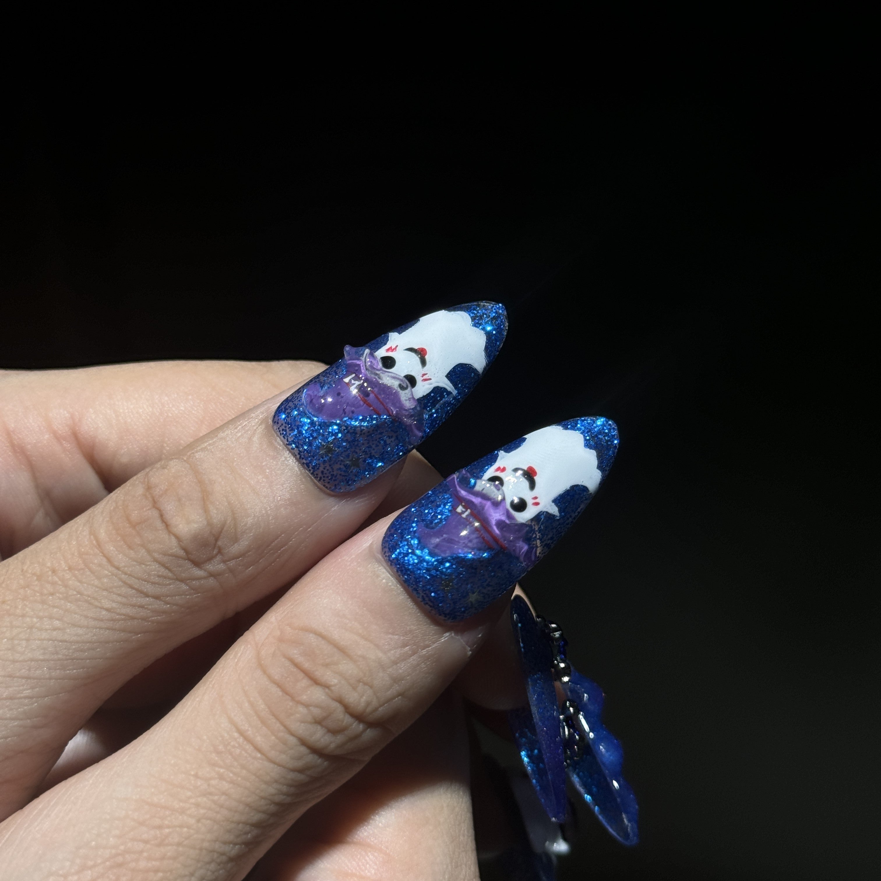 Siva Nail, Ghostly Glee, Halloween Press on Nails