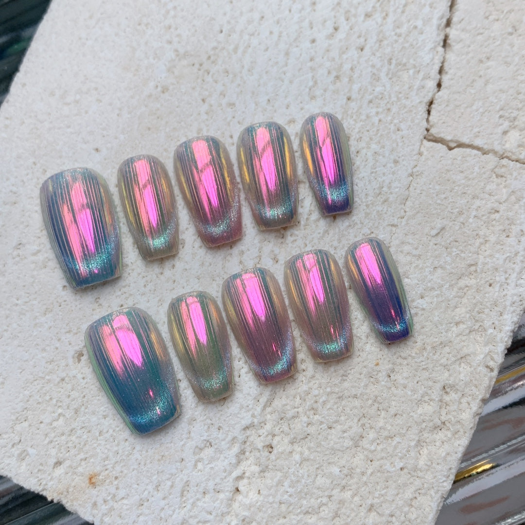 Siva Nail, Evening Glow, Gradient Press on Nails