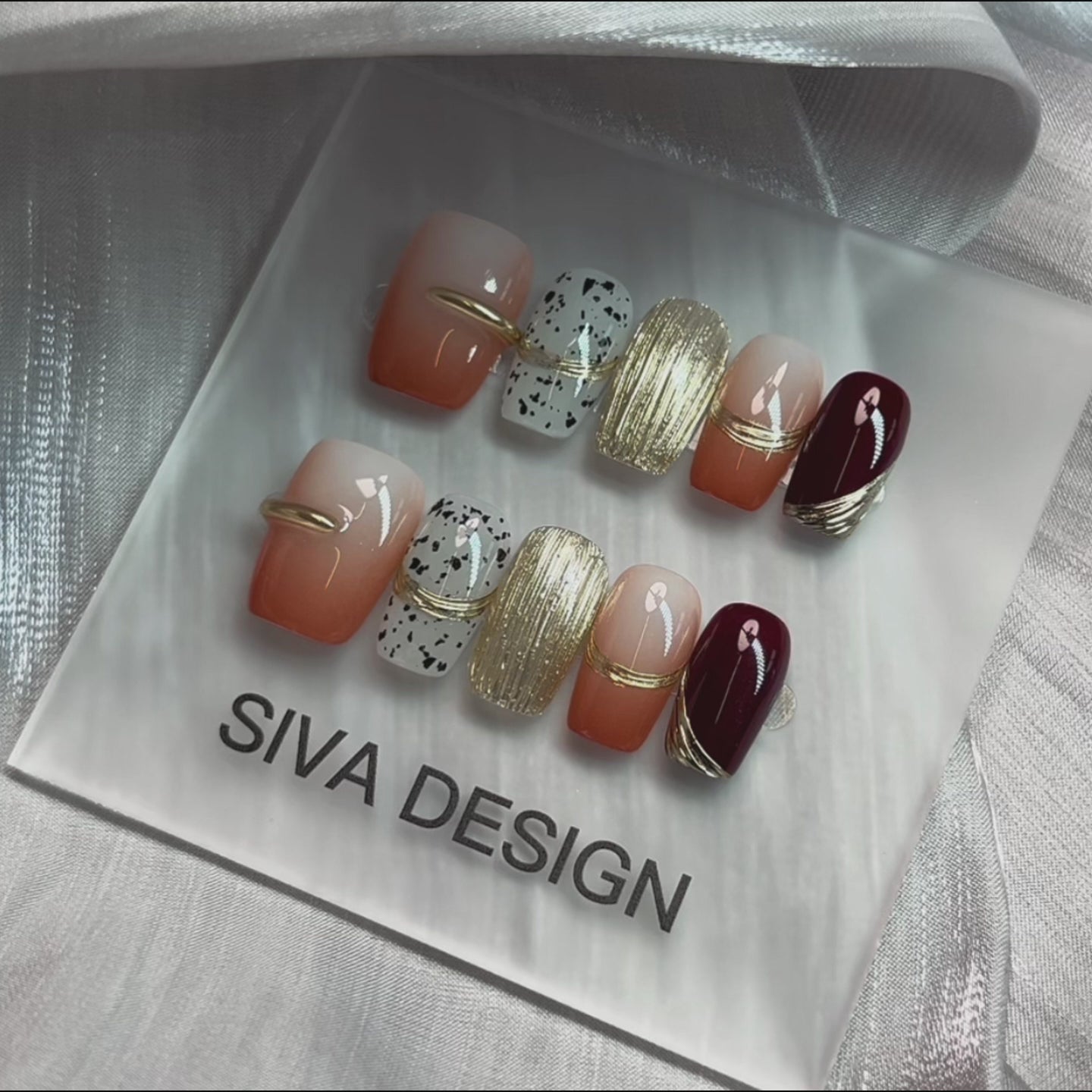 Siva Nail, Pixie Dust Delight, Elegant Press on Nails